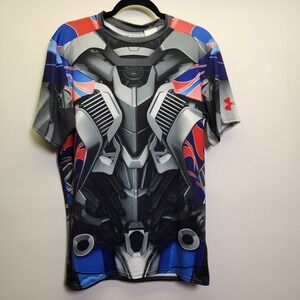 Under Armour 2XL Alter Ego Transformers Optimus Prime Compression Heat Gear Top